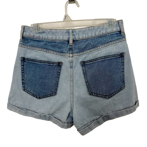 Womens Pacific Sun Patchwork Denim Shorts, Size 27 - Picture 2 of 3